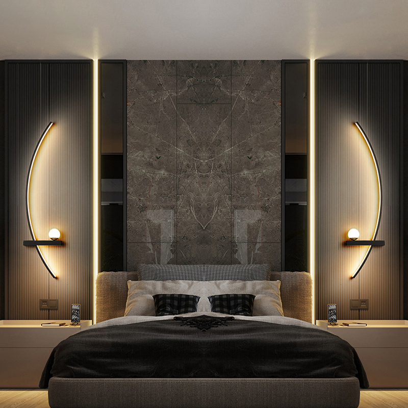 Smart Home Llm - Applique Murale LED 55/105CM avec Télécommande