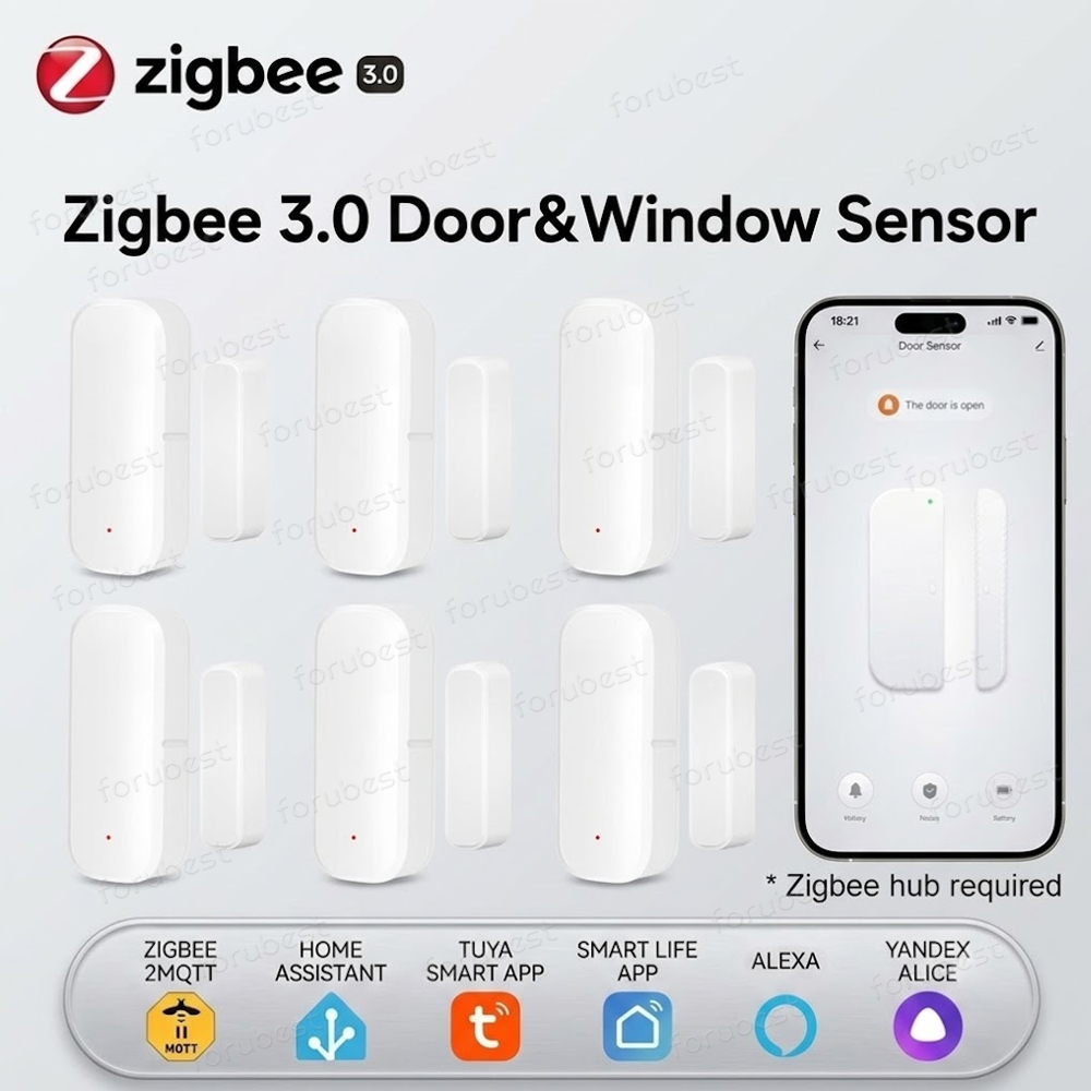 Smart Home Blog - Capteur de porte/fenêtre Zigbee 3.0, détecteur
