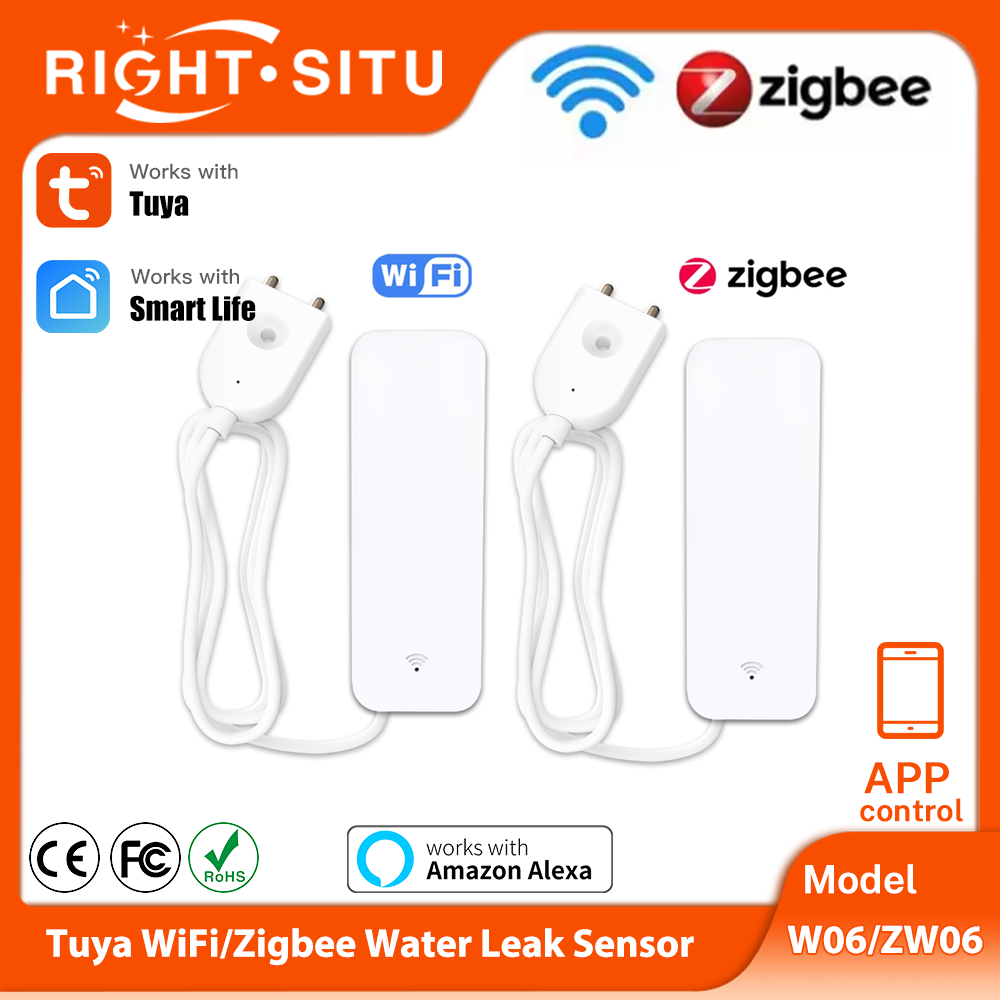 Smart Home Blog - Tuya WiFi Zigbee capteur d'eau détecteur