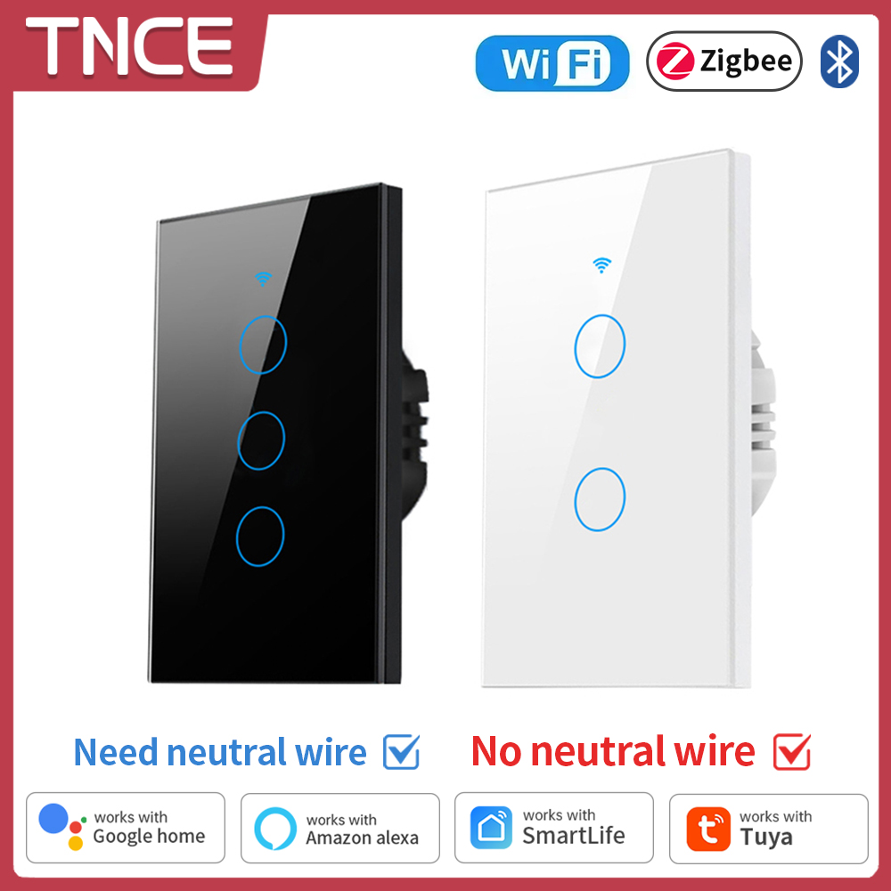 Smart Home Google - TNCE Tuya WiFi/Zigbee interrupteur d'éclairage intelligent,