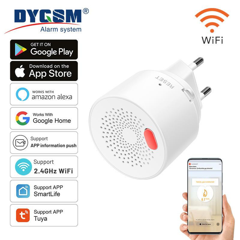 Smart Home Blog - Tuya-Capteur de gaz naturel domestique intelligent,