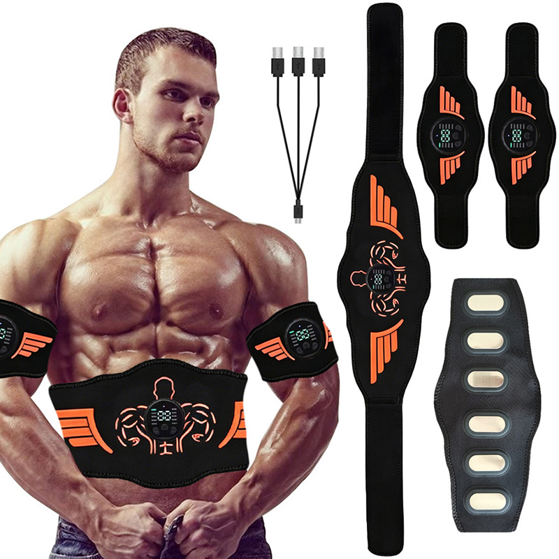 Smart Home Usb - Ceinture de Tonification Musculaire EMS Rechargeable