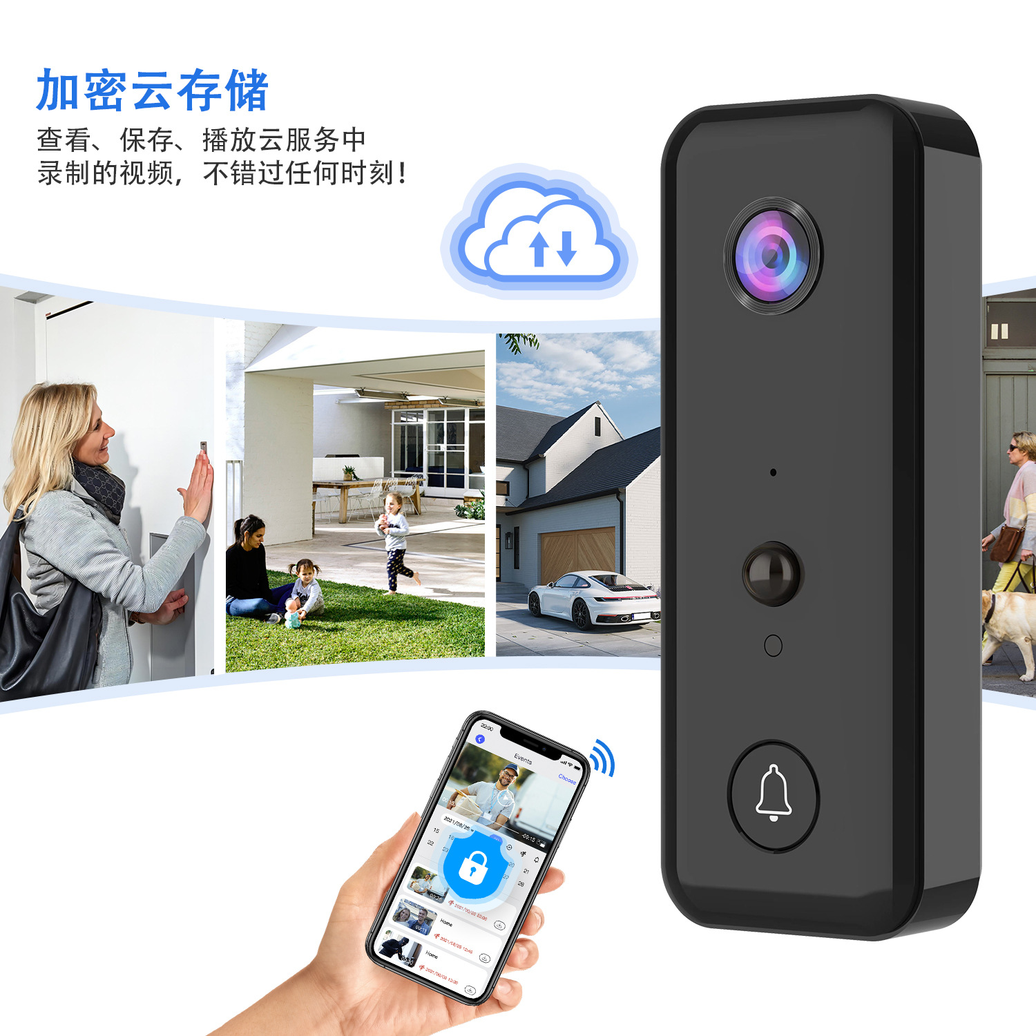 Sonnette vidéo IP Wi-Fi 720P A - Wifi Doorbell Camera avis et prix