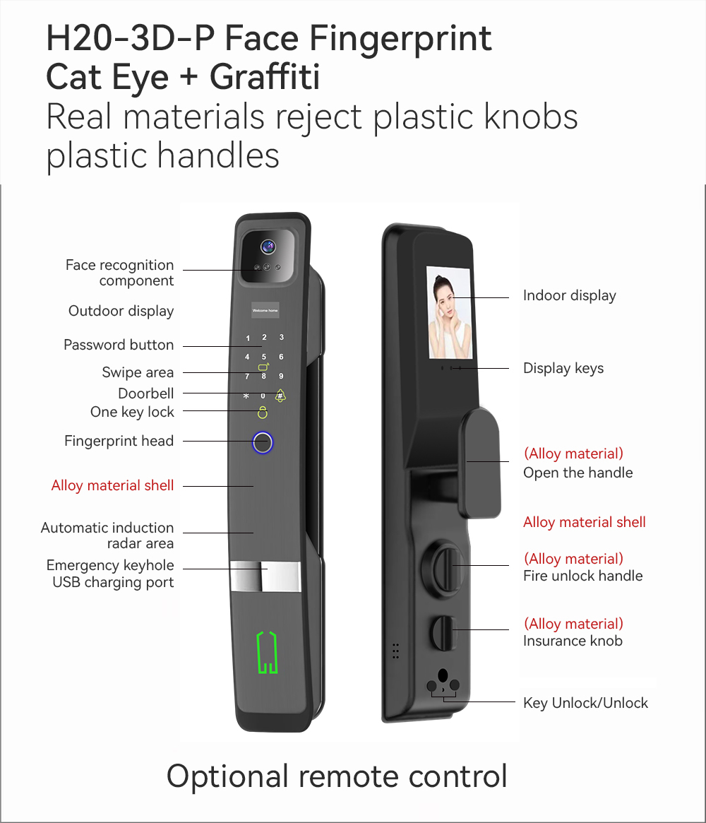 Tuya Wifi empreinte digitale 3 - Wifi Doorbell Camera avis et prix
