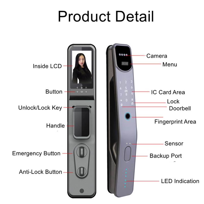 Serrure de porte intelligente  - Wifi Doorbell Camera avis et prix