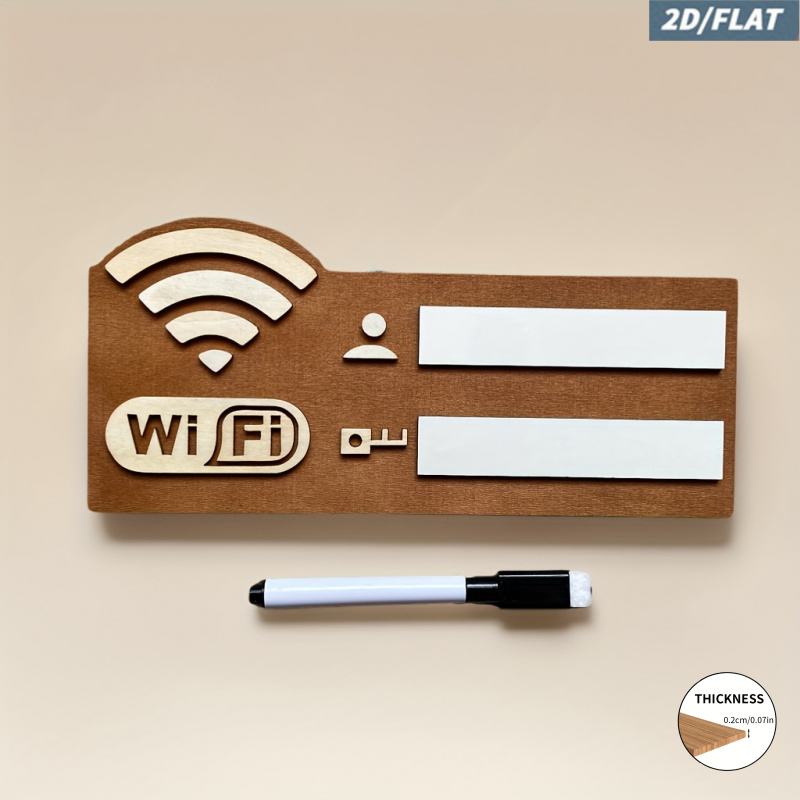 Panneau de mot de passe WiFi 2 - Airbnb Smart Home avis et prix