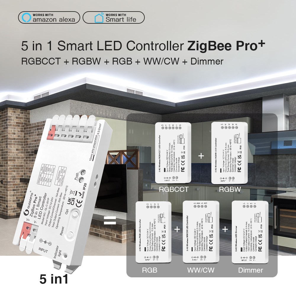 10P Gledopto Zigbee 3.0 Pro +  - Smart Home Llm avis et prix