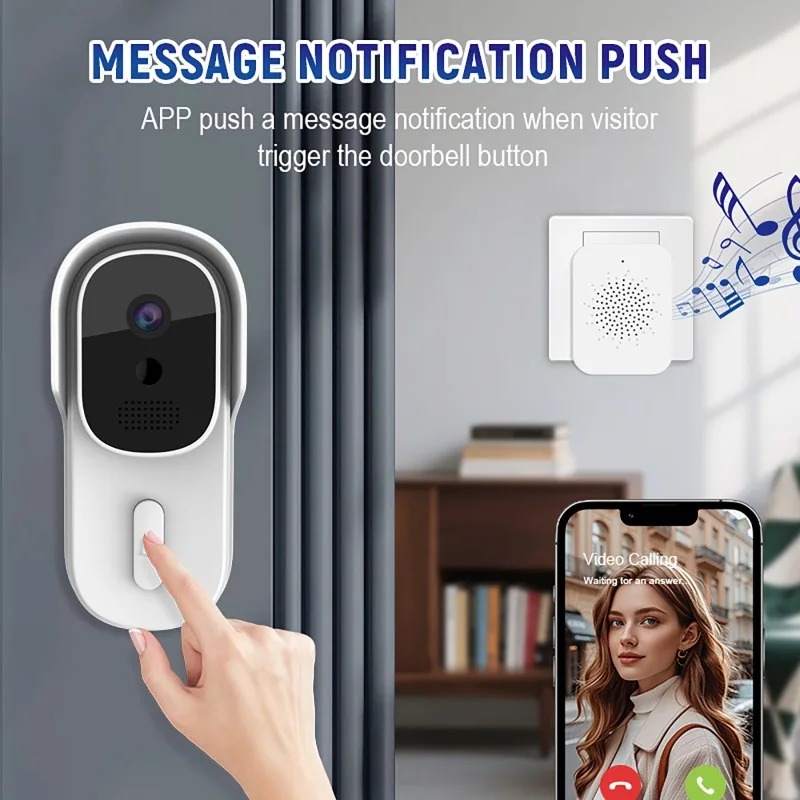 Interphone audio-vidéo WiFi Tu - Wifi Doorbell Camera avis et prix