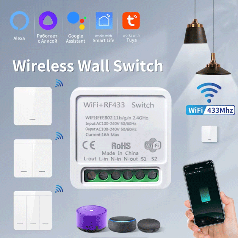 Interrupteur intelligent WiFi  - Smart Home Google avis et prix