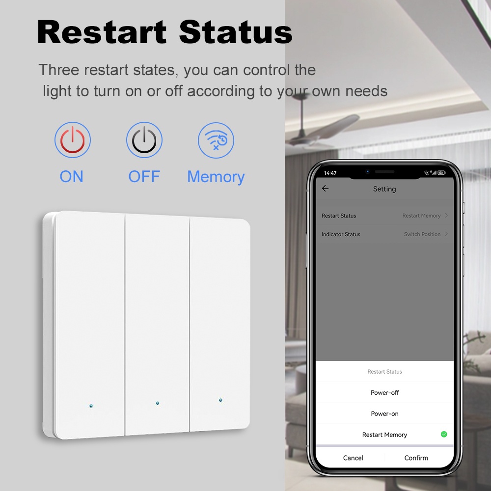 Interrupteur mural intelligent - Smart Home Google avis et prix