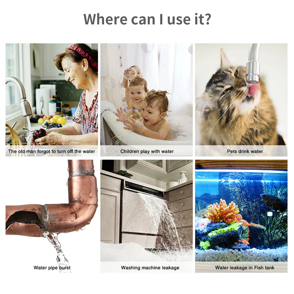 Tuya WiFi Zigbee capteur d'eau - Smart Home Blog avis et prix