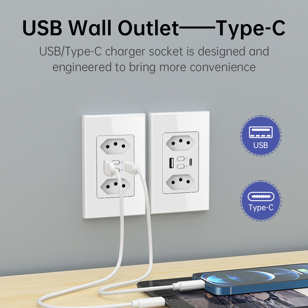 MANHOT – interrupteur de prise - Smart Home Usb avis et prix