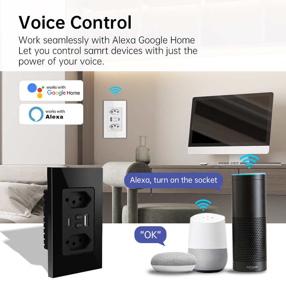MANHOT – interrupteur de prise - Smart Home Usb avis et prix