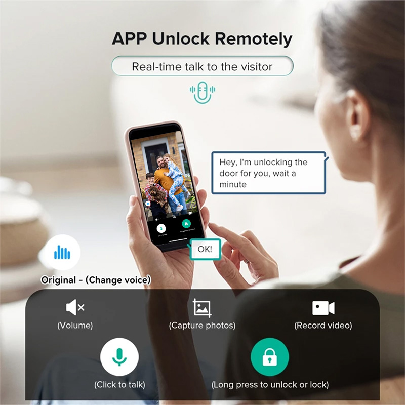 Serrure de porte numérique à r - Wifi Doorbell Camera avis et prix