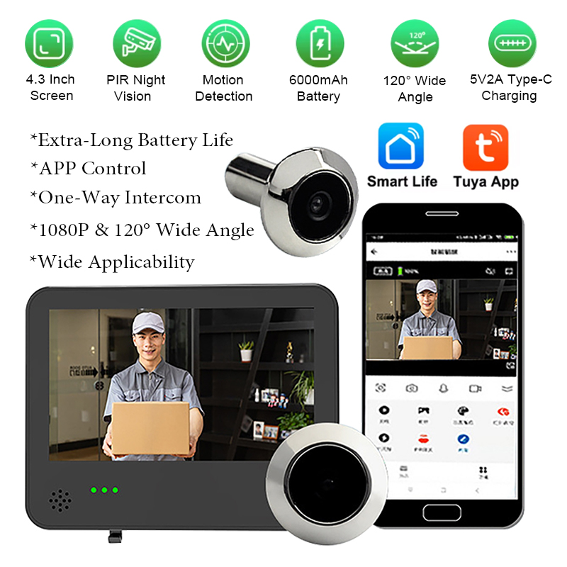 Sonnette vidéo intelligente Tu - Wifi Doorbell Camera avis et prix