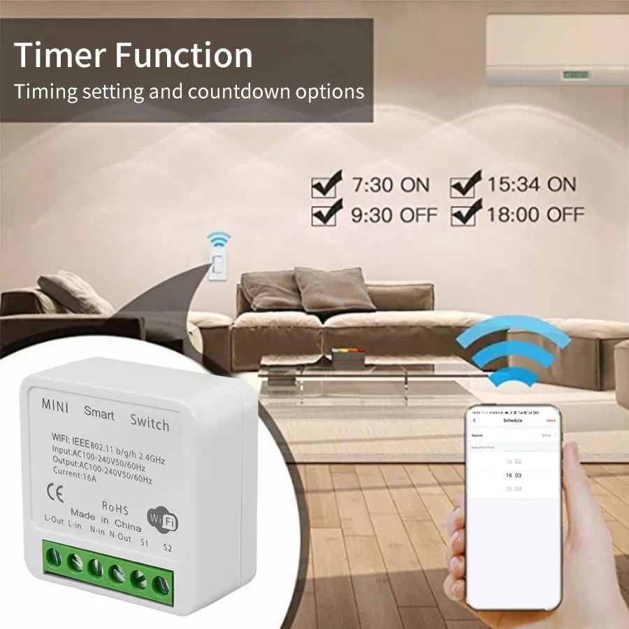 Interrupteur intelligent WiFi  - Smart Home Google avis et prix