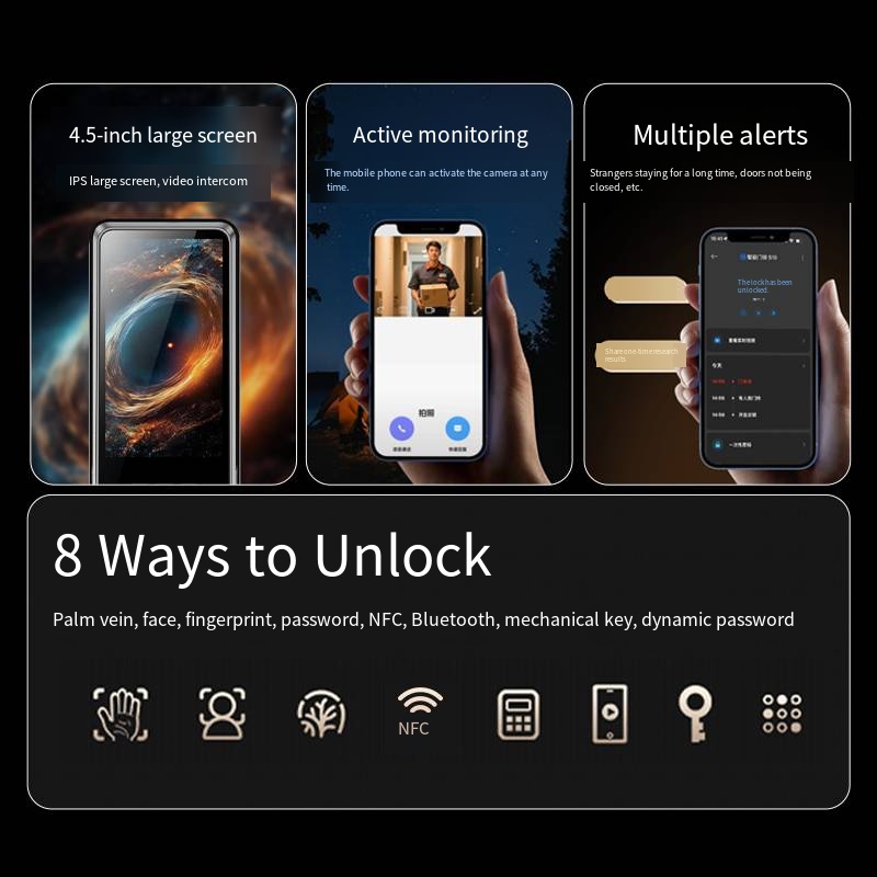 YN S11M serrure électronique n - Wifi Doorbell Camera avis et prix