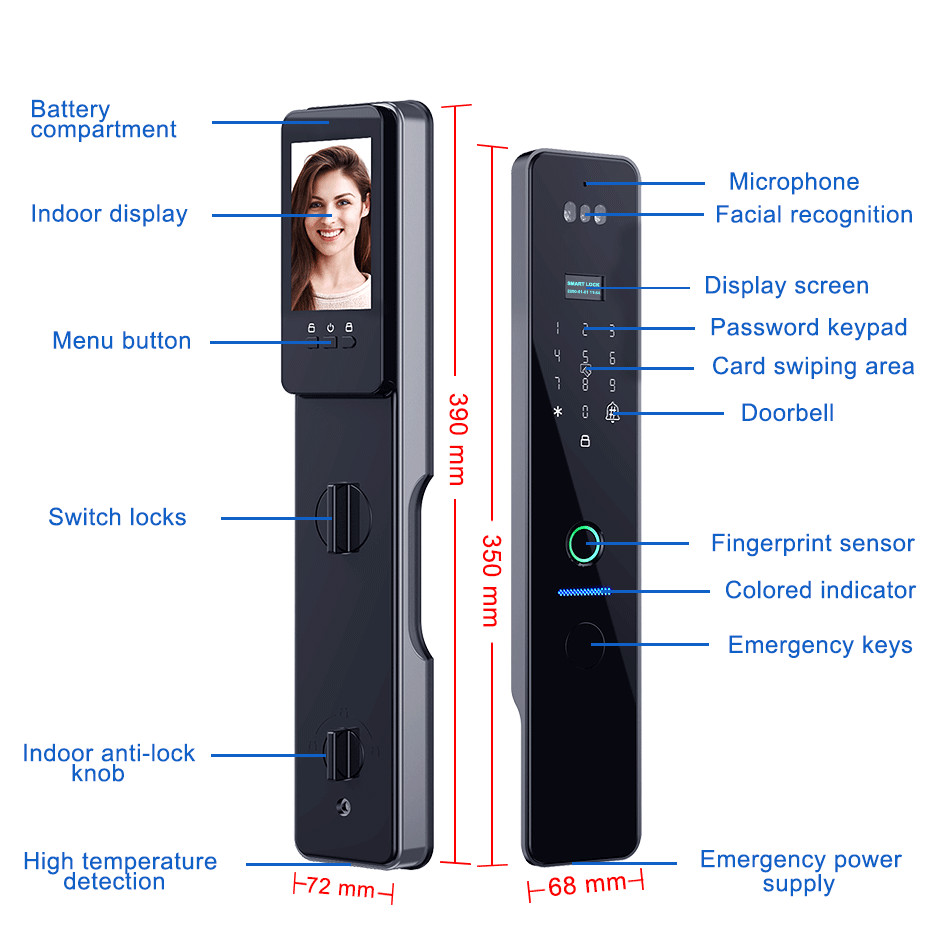 RAYKUBE R2 IP66 étanche Tuya W - Wifi Doorbell Camera avis et prix